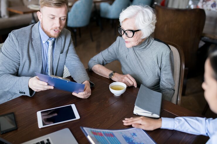 people having meeting cafe 236854 10469