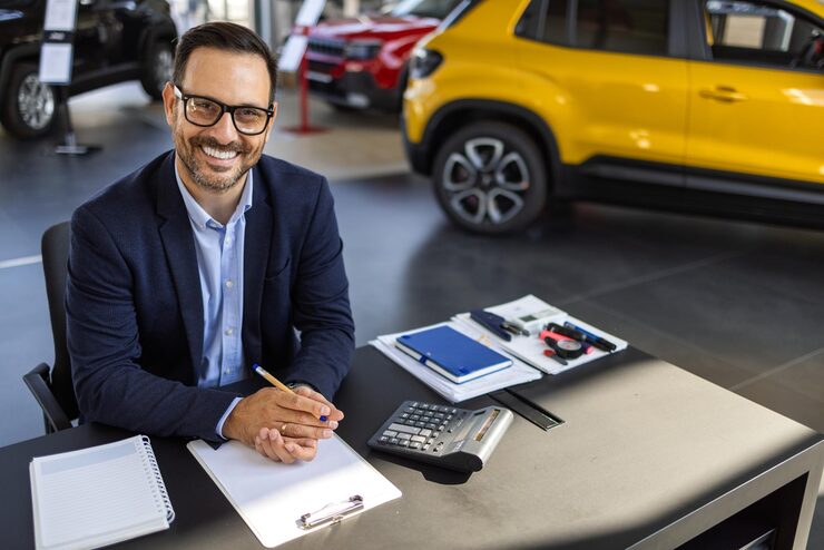 careful attention man gives paperwork car showroom crafts clarity every contract ensuring that each customer leaves with confidence new set keys 1212 13710